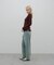【洗える・6色展開】レースレイヤードライクアンチピリングリブニット