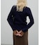 【洗える・6色展開】レースレイヤードライクアンチピリングリブニット