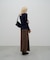 【洗える・6色展開】レースレイヤードライクアンチピリングリブニット