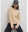 【洗える・多色展開】シアーフリルアンチピリングリブニットカーデ
