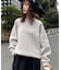 アウトリンキングモールニット/WEB限定カラーあり