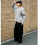 アウトリンキングモールニット/WEB限定カラーあり