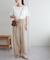 《24色展開/7サイズ展開》－3kg見え！とろみイージーパンツ【ユニセックス】