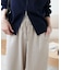 《24色展開/7サイズ展開》－3kg見え！とろみイージーパンツ【ユニセックス】