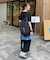USコットンデニムストレートパンツ