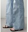 【新色追加!】USコットンデニムセミフレアパンツ