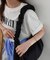 【A4サイズ収納可/ユニセックス】パデットナイロンショルダーバック