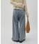 【umm.】サイドレースデニムワイドパンツ《サイズ展開あり》