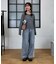 【umm.】サイドレースデニムワイドパンツ《サイズ展開あり》