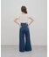 【umm.】サイドレースデニムワイドパンツ《サイズ展開あり》