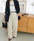 とろみ2タックワイドパンツ《WEB限定カラーあり》