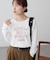 強撚シアーロゴTシャツ