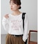 強撚シアーロゴTシャツ