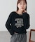 強撚シアーロゴTシャツ