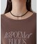 強撚シアーロゴTシャツ