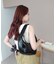 【600mlペットボトル収納◎】円形オイル調バッグ