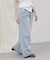 【umm./AW先行予約】ウエスト折り返しワイドデニムパンツ