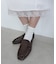 【驚きの柔らかさ◎】ギャザーローファー《商品動画あり》