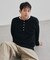 【Enlude】スウェットライクヘンリーネックニット《ユニセックス》