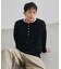 【Enlude】スウェットライクヘンリーネックニット《ユニセックス》