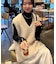フェザーヤーンチュニックベスト