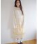 【umm.】前リボンモヘアライクルーズニット
