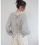 【umm.】前リボンモヘアライクルーズニット