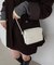 【必需品がしっかり入る◎】メッシュ編みシュリンクショルダーバッグ