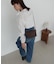 【必需品がしっかり入る◎】メッシュ編みシュリンクショルダーバッグ