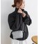 【必需品がしっかり入る◎】メッシュ編みシュリンクショルダーバッグ
