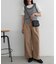 【必需品がしっかり入る◎】メッシュ編みシュリンクショルダーバッグ