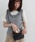 【必需品がしっかり入る◎】メッシュ編みシュリンクショルダーバッグ