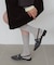 【S～XL展開】ポインテッドクロスストラップシューズ