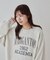 【Enlude】ヒビワレカレッジロゴスウェット《WEB限定カラーあり》