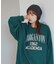 【Enlude】ヒビワレカレッジロゴスウェット《WEB限定カラーあり》