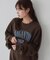 【Enlude】ヒビワレカレッジロゴスウェット《WEB限定カラーあり》