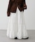 コットンレースフレアスカート