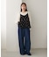 ドット刺繍ベロアキャミ