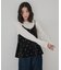 ドット刺繍ベロアキャミ