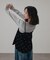 ドット刺繍ベロアキャミ