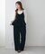 ドット刺繍ベロアキャミ