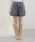 【umm.】裾フリルショートパンツ