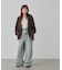 【Enlude】起毛チェックフードシャツ《ユニセックス》