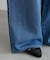 【Enlude】サイドボタンタックデニムワイドパンツ《ユニセックス》