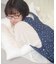 【umm.】リボンポケット花柄サロペット