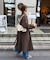 【６色展開】ポーチ付きフロントタックショルダーバッグ