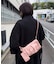 【６色展開】ポーチ付きフロントタックショルダーバッグ