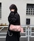【６色展開】ポーチ付きフロントタックショルダーバッグ