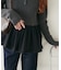 別地切替ペプラムヘンリープルオーバー