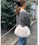 ロングファー2WAYショルダーバッグ